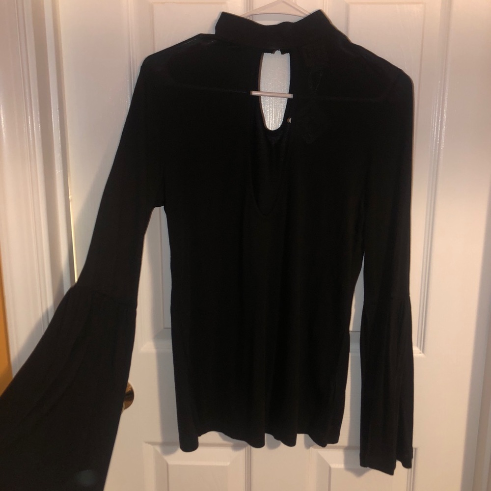 Haute Hippie Bell Sleeve Top